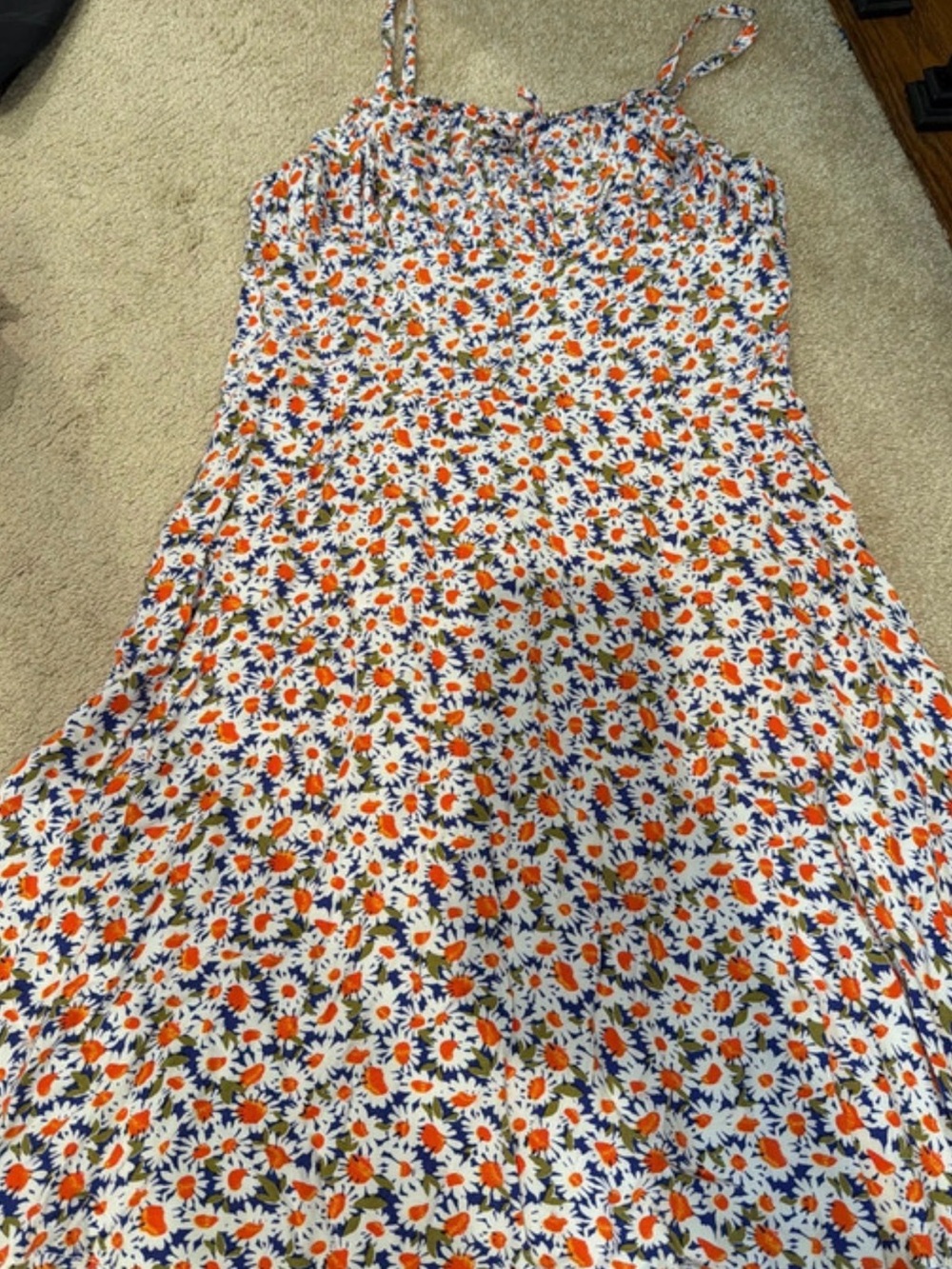 Treasure bond from Nordstrom girls purple sunflower print dress sz 14